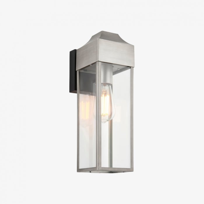 Georgon Exterior Wall Lantern Light - Clear Glass Shade, Classic Architectural Style for Outdoor Spaces HL2203