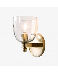 Glova Nordic Floral Ceramic Wall Light - Sculptural Accent Wall Lamp for Bedroom, Hallway, Living Room HL1930