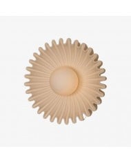 Lumweve Wall Light - Pleated Look Shade Refined Sconce for Corridor and Study HL2111