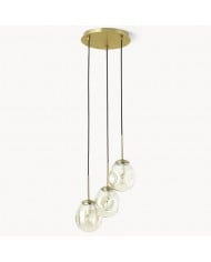 Aurelia Modern Dome Pendant Light - Sculptural Nordic Design HL1950