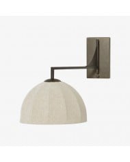 Fiea Fluted Wall Sconce - Art Deco Inspired Design with Soft Ambient Lighting for Bathroom or Bedroom HL2001