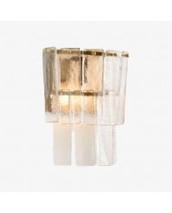 Vega Glass Minimalist Globe Wall Sconce Soft Diffused Glow Available in One or Two Lights HL1960