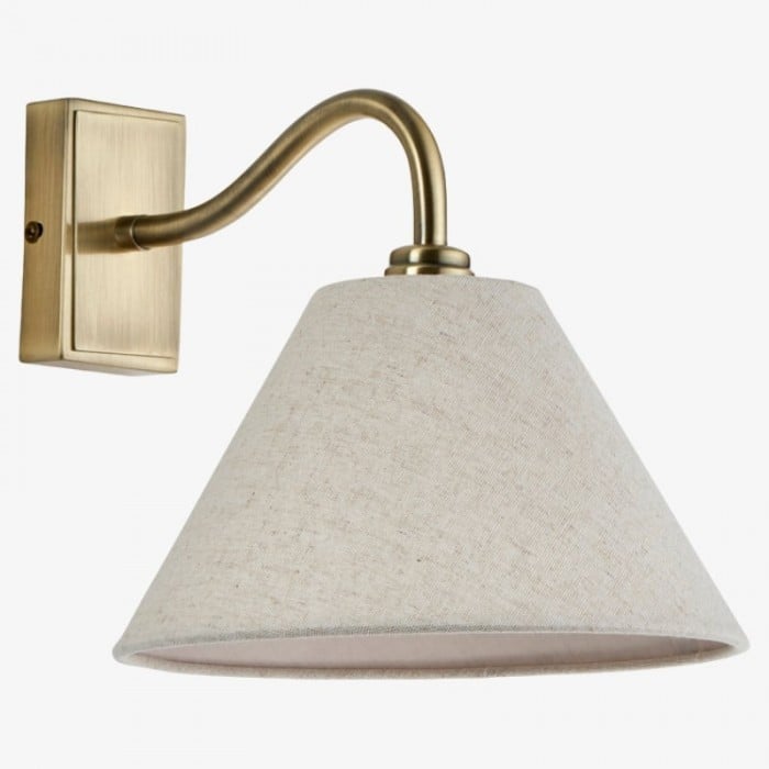 Lumweve Wall Light - Pleated Look Shade Refined Sconce for Corridor and Study HL2111