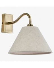 Lunetal Double-Head Wall Sconce - Vintage Metal Glass for Hallway and Bedroom HL2038