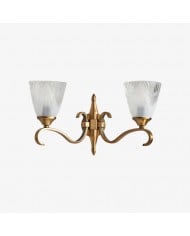 Haelen Alistair Retro Bowl-Shade Wall Sconce - Curved Semi-Translucent Design for Living Room HL1998