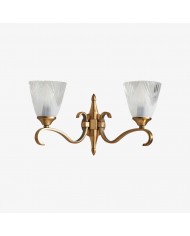 Haelen Alistair Retro Wandlamp met Komvormige Kap - Gebogen, Semi-Transparant Ontwerp voor de Woonkamer HL1998