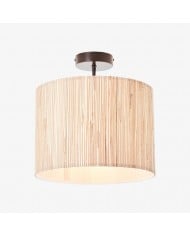 Petala Artistic Metal Semi Flush Ceiling Lamp - Statement Glass Fixture for Home Interiors HL1893