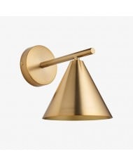 Orra Opal glazen wandlamp - Elegante bolvormige en metalen wandlamp voor woonkamer en slaapkamer HL1993