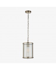 Roven 3-Light Drum Pendant Light - Modern Transitional Layered Fabric for Dining Room or Living Room HL1941
