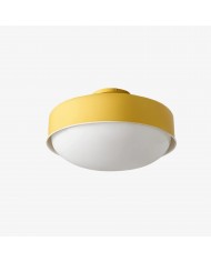 Roven Flush Mount Ceiling Lamp with Opal Glass Dome - Sleek Design for Bedroom and Living Room HL1951