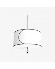 RibGlow Ribbed Glass Pendant Light - Antique Style Pendant Light for Dining Room HL2044