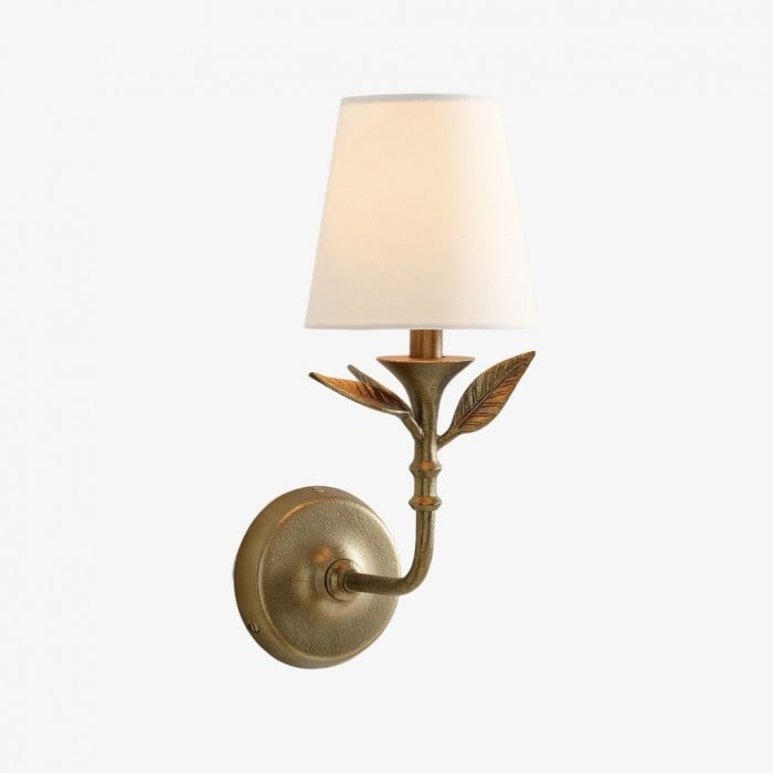 Roven Vintage Forged Iron Sconce - Botanical Wall Light to Elevate Your Home Decor HL2276