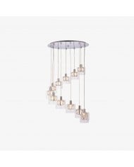 Vintage Sunset Orb Pendant Lamp - Bedside Ambience Lamp HL1842