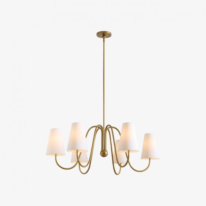 Serena Vintage Metall-Kronleuchter - Mehrarmiger Kronleuchter für den Wohnbereich HL1966