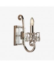 Lampada da parete in vetro rigato TF Vintora - Forma a campana industriale per sala da pranzo e corridoio HL2202