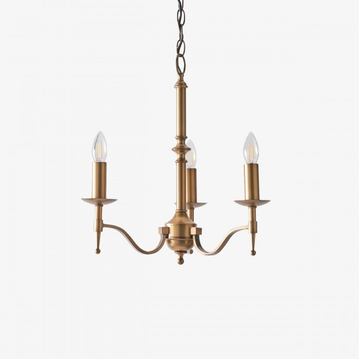 Tela Kroonluchter van messing en nikkel - Elegante multi-lichtarmatuur voor hallen en keukens HL2020