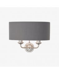 Applique murale Lirra en verre dépoli - Finition métal minimaliste moderne pour salle de bain ou coiffeuse HL1945