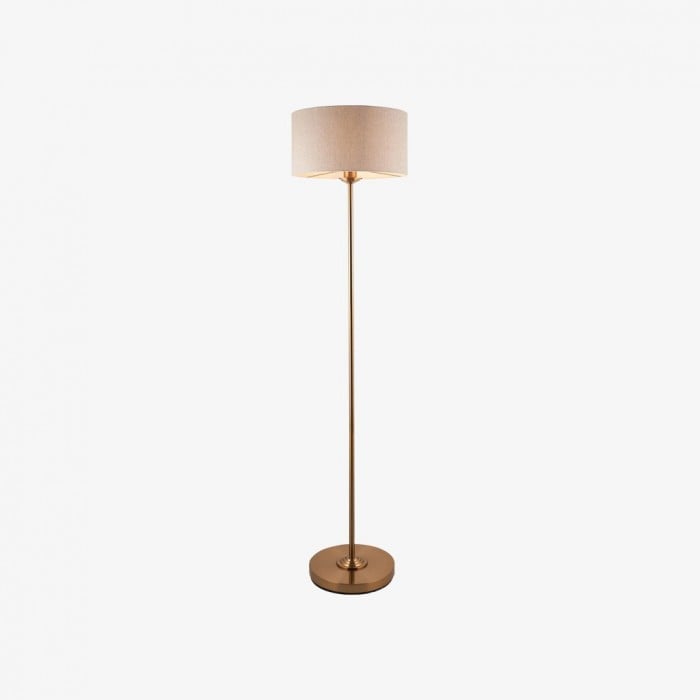 Lámpara de pie con pantalla de tela - Lámpara de pie de tela contemporánea para oficina en casa HL2241
