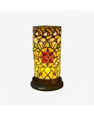 Lampada da tavolo in vetro ondulato TF Allanton Water - Stile classico per soggiorno, camera da letto o studio HL2176