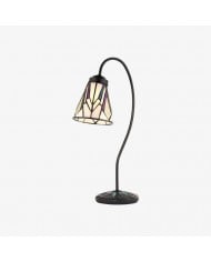 Lampe de table décorative TF Botanica - Lampe en verre à motif floral coloré pour intérieurs chaleureux HL2199