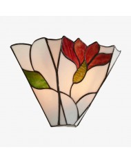 Applique da parete elegante TF Brooklyn - Applique da parete in vetro Art Déco per soggiorno o corridoio HL2007