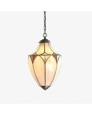 TF Botanica Floral Glazen Hanglamp - Vintage Hanglamp voor Open Ruimtes HL2188