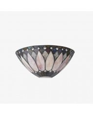 Applique da parete con motivo floreale in vetro colorato TF Botanica - Applique per corridoio e camera da letto HL2021