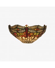 Applique murale tressée Wickara - Abat-jour festonné en forme de panier pour chambre à coucher HL1854