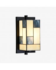 Applique da parete TF Nevada Ziggurat - Applique in vetro colorato Art Déco per corridoi e soggiorni HL2237