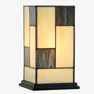 TF Manchester Square Table Lamp - Classic Glass for Living Room and Bedroom HL2218