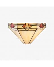 Applique da parete Art Déco in vetro TF Manchester Glass - Applique in vetro colorato per corridoio e soggiorno HL2113