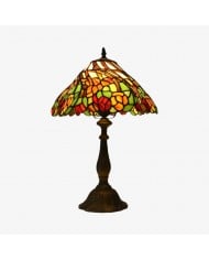 Lampa stołowa TF Pearl Stained Glass – oświetlenie ambientowe do sypialni i salonu HL2200