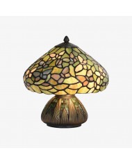 Elegancka lampa witrażowa TF Sorenia – ręcznie robiona lampa stołowa Tiffany do wnętrz domowych HL2085