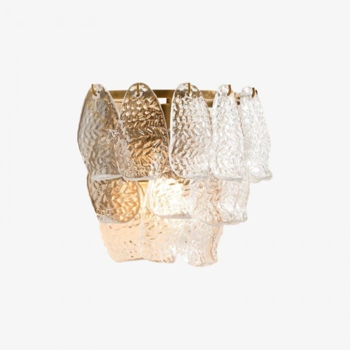 Applique in vetro a più livelli Lumvey - Applique Art Déco per bagno e corridoio HL1995