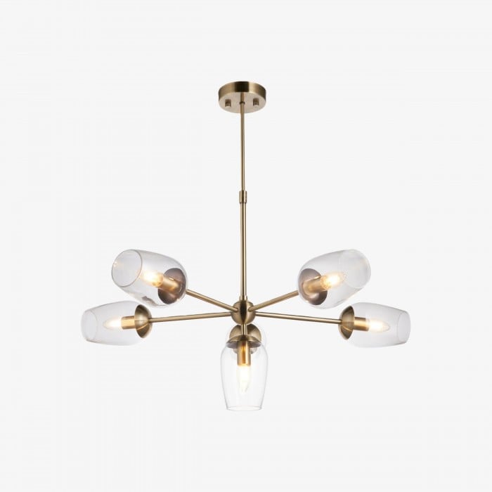 Serion Kristallen Glazen Hanglamp Moderne Kroonluchter - Opvallende Verlichting voor Horeca & Residentiële Ruimtes HL2150