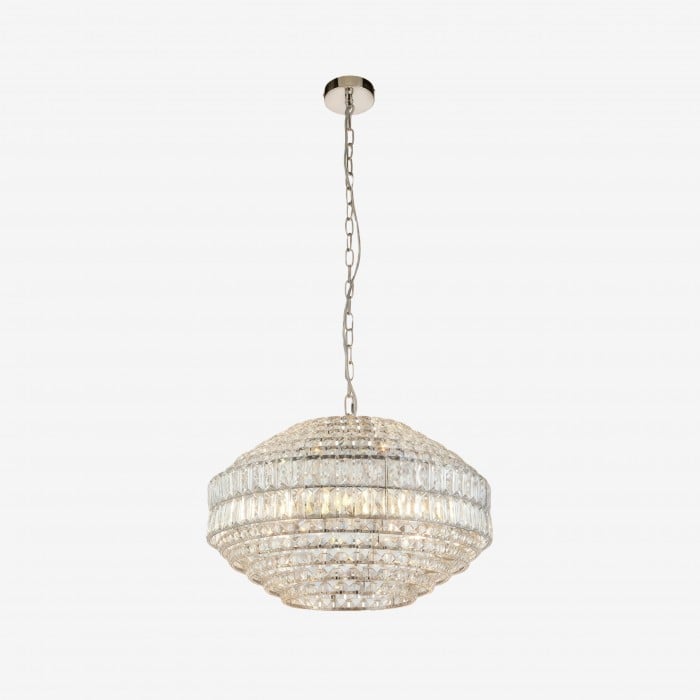 Lámpara colgante de cristal Virelis Style Luxe: iluminación ambiental para cocinas y espacios de hostelería HL2144