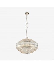 Lámpara colgante de cristal geométrica estilo Glomara - Centro de mesa glamoroso para comedor HL2163