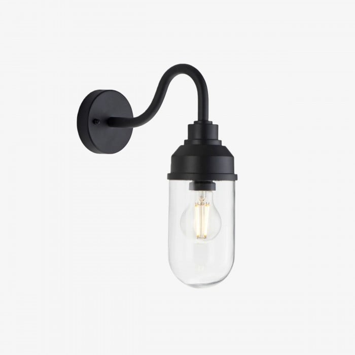 Aplique de pared contemporáneo para exterior Trevanta: farol minimalista para entradas y fachadas HL2106
