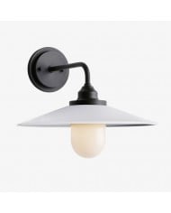 Applique murale extérieure traditionnelle Frostine - Lanterne en verre plombé pour éclairage de porche et de patio HL2168