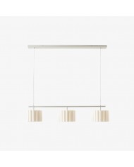Velura hanglamp - Beige linnen kap voor eet- en woonkamer HL2270