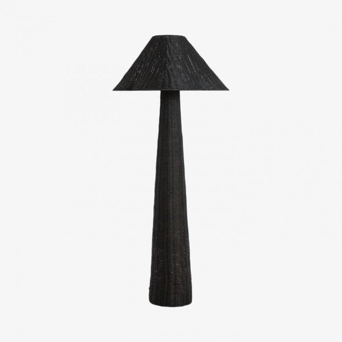 Wickara Woven Floor Lamp - Sculptural rattan design with natural rattan style, suitable for living room & bedroom HL1858