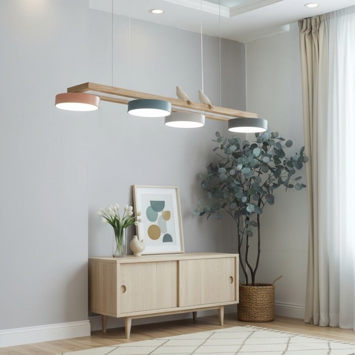 Neue Stil Mode Vogel Lange Kronleuchter HL742