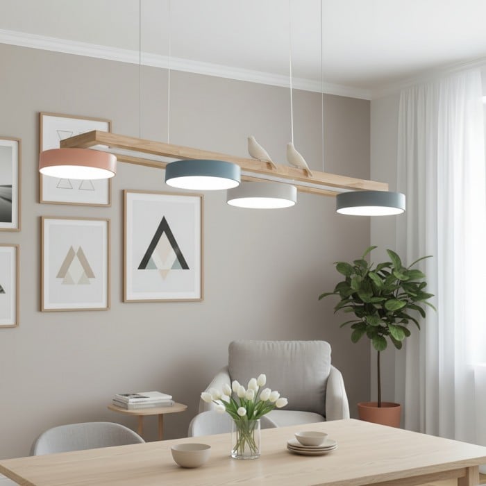 Neue Stil Mode Vogel Lange Kronleuchter HL742