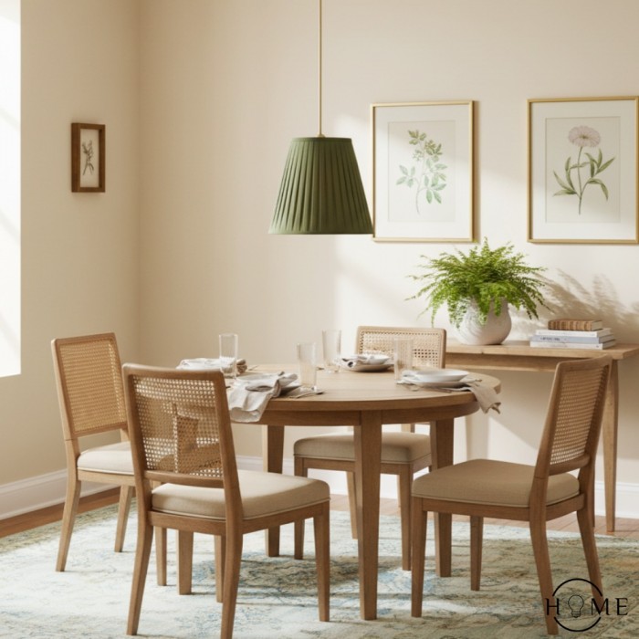 Lampada a sospensione moderna con paralume in tessuto plissettato Luvora - Elegante lampada a sospensione con decoro