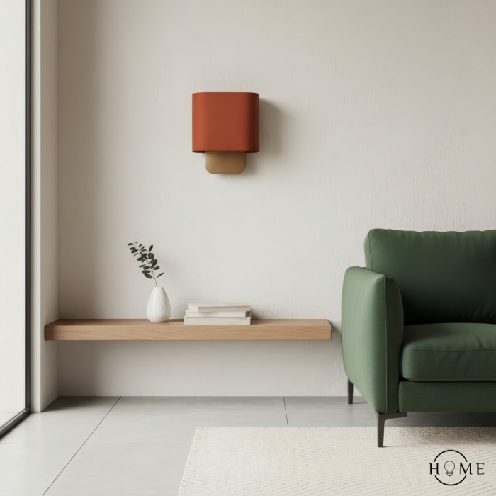 Nolvara Moderne Wandlamp met Stoffen Kap - Minimalistische Metalen Armatuur voor Slaapkamer en Hal HL2258