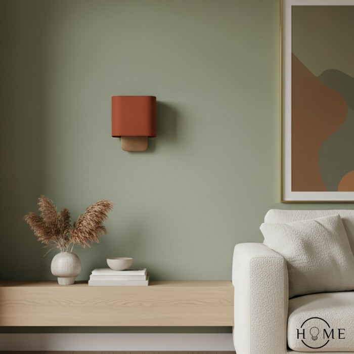 Nolvara Moderne Wandlamp met Stoffen Kap - Minimalistische Metalen Armatuur voor Slaapkamer en Hal HL2258