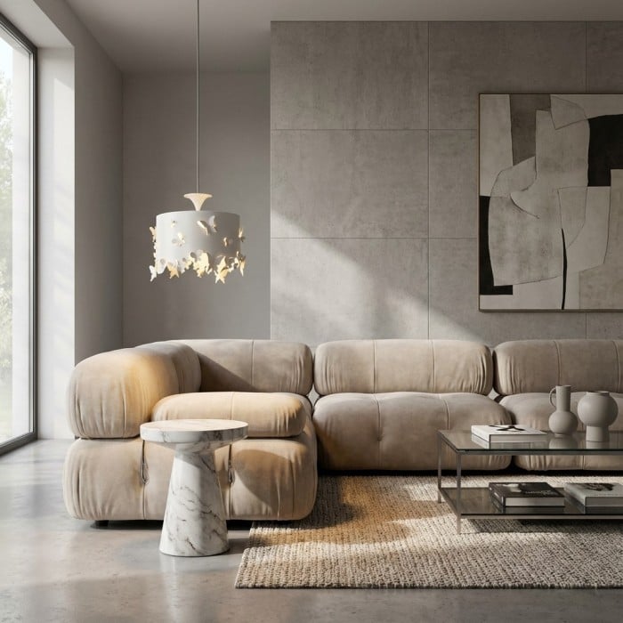 Alaria Design Pendant Lamp - Artistic Pendant Light with Ambient Shadow for Living Room HL2305