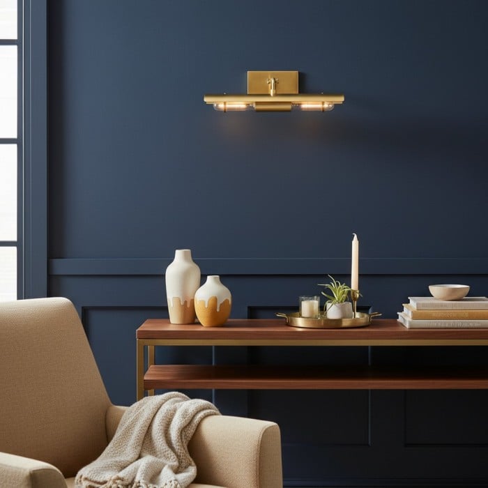 Aurix Minimalistisk Vägglampa i Järn – Elegant väggmonterad belysning som förhöjer alla inredningskonstverk HL2382