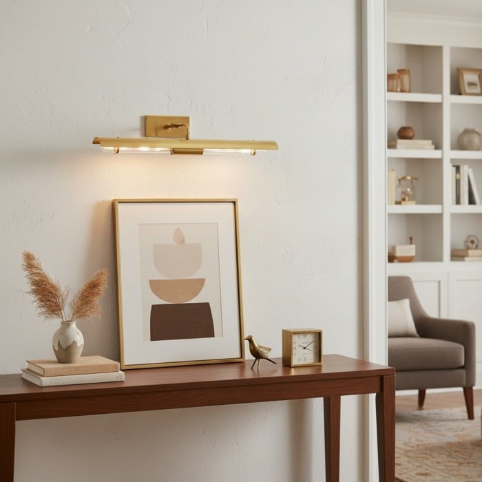 Aurix Minimalistisk Vägglampa i Järn – Elegant väggmonterad belysning som förhöjer alla inredningskonstverk HL2382