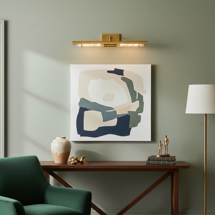 Aurix Minimalistisk Vägglampa i Järn – Elegant väggmonterad belysning som förhöjer alla inredningskonstverk HL2382